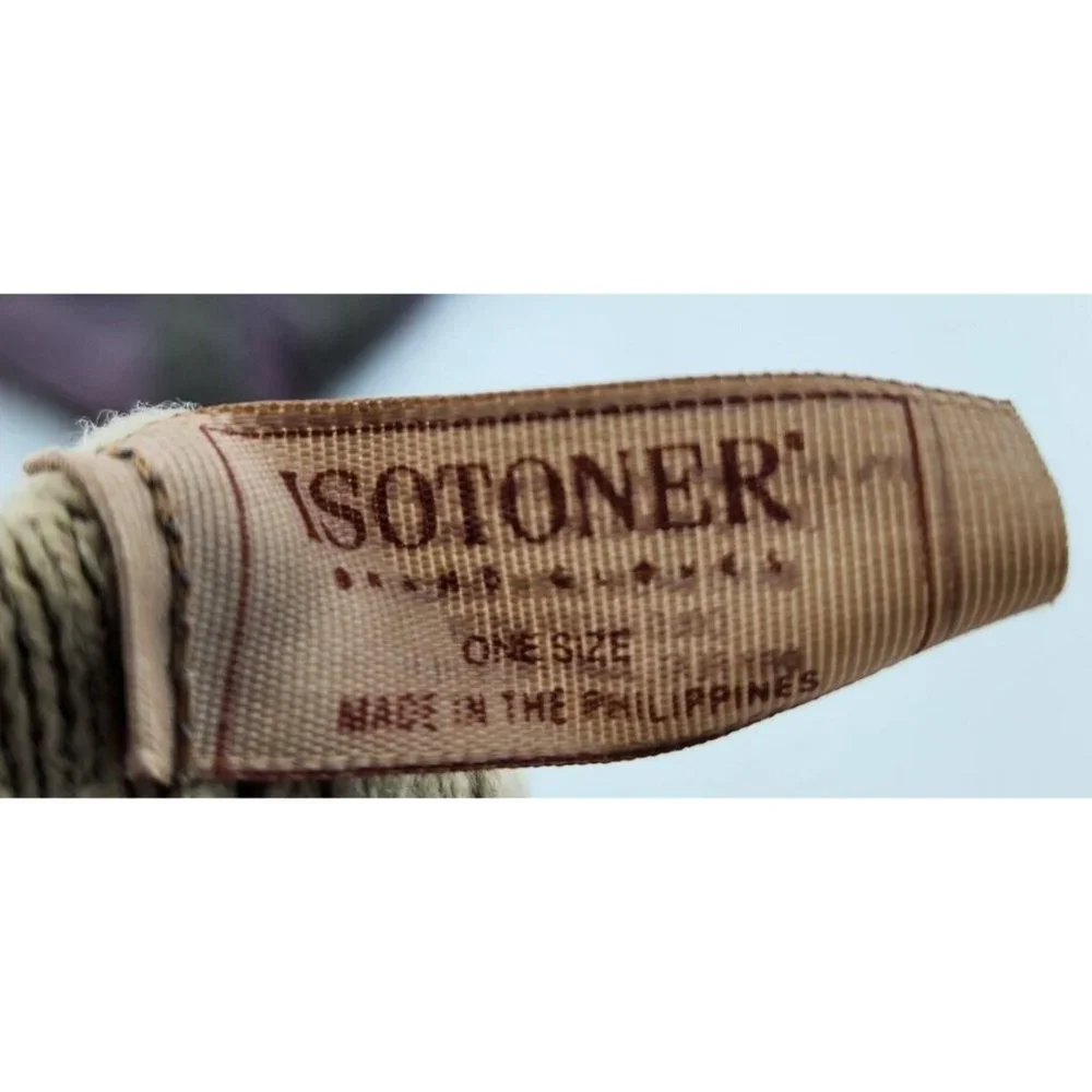 VTG‎ Women's Isotoner Gray Classic Lined Driving Gloves One Size Nylon Blend